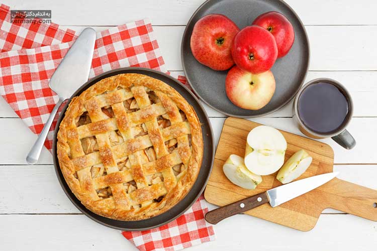 مقاله کیک سیب و دارچین